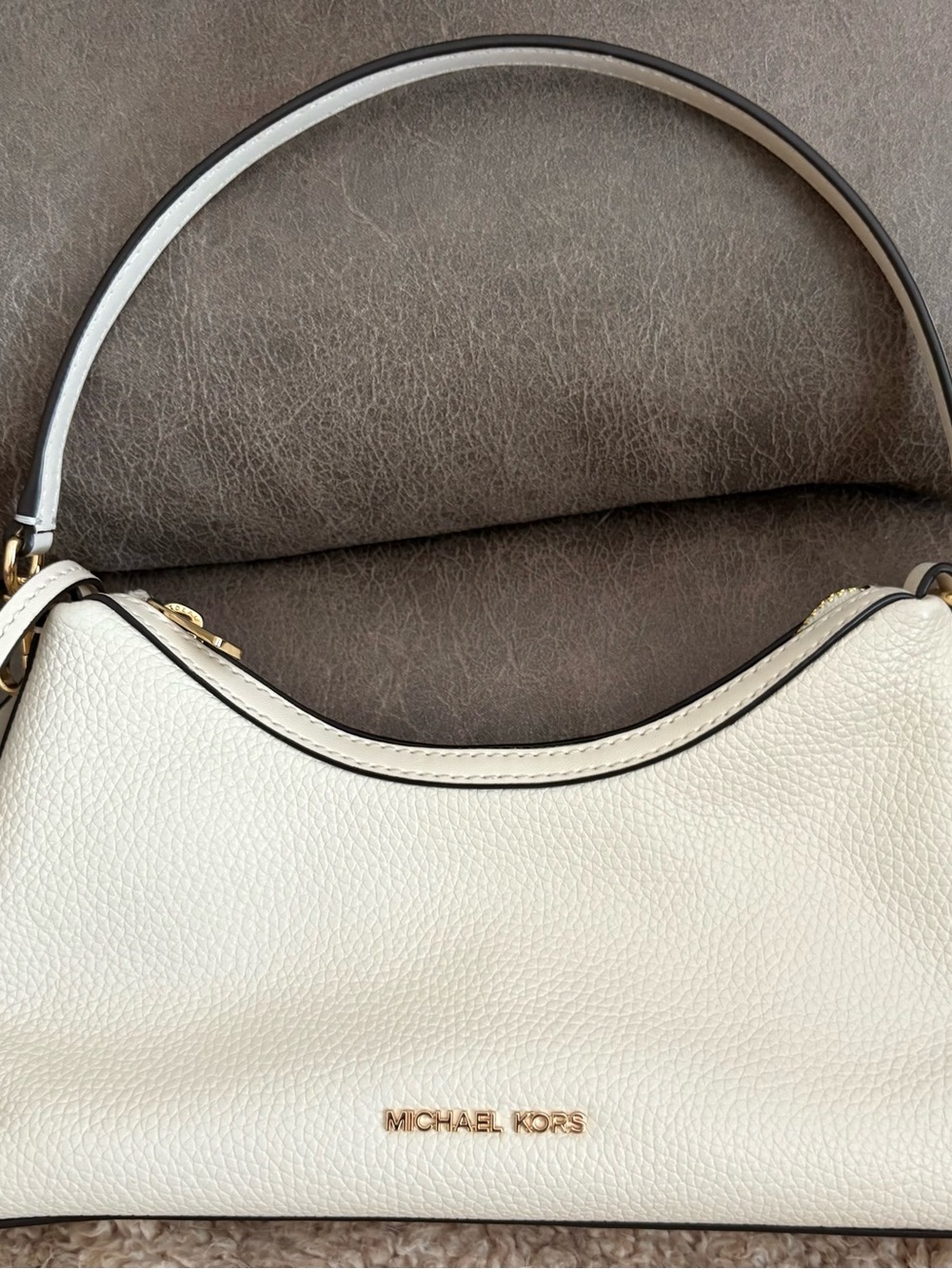 Michael Kors Sammy Small Pebbled Leather Convertible Crossbody Bag